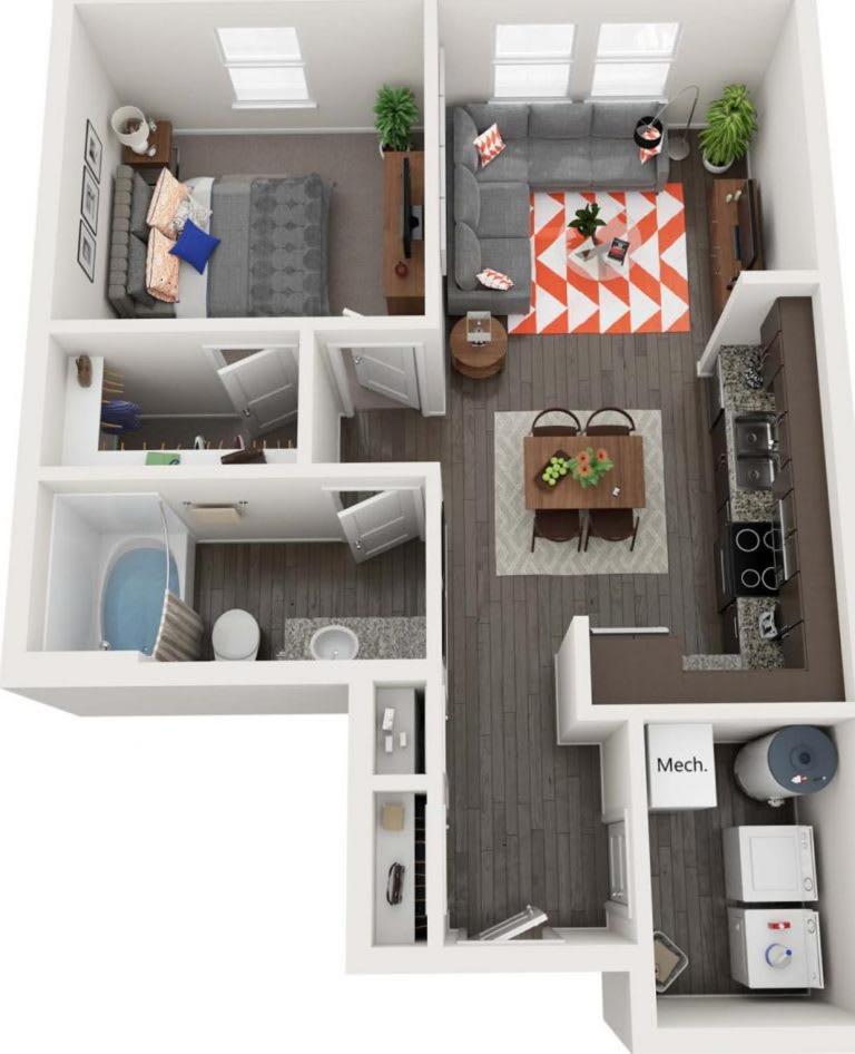 גיינסוויל Deluxe One Bedroom Apartment מראה חיצוני תמונה
